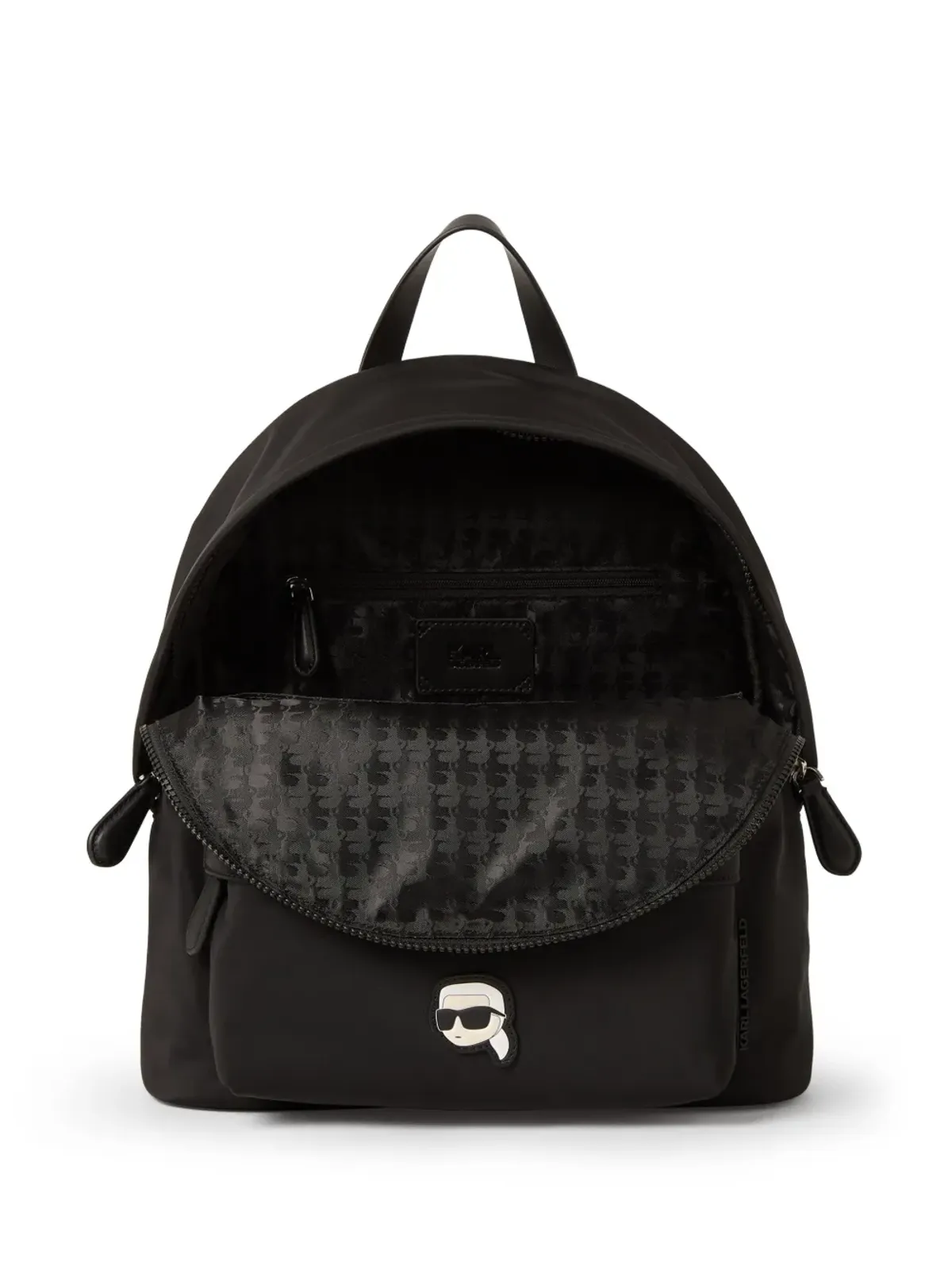 Karl Lagerfeld Ikon アップリケディテール バックパック - 画像5