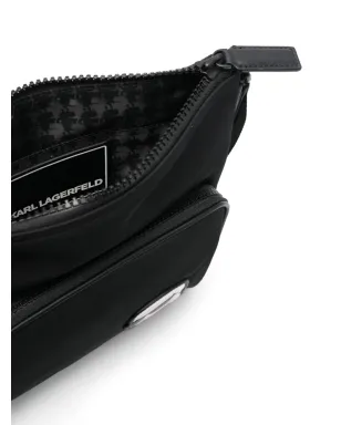 Karl Lagerfeld Ikon ロゴアップリケ クロスボディバッグ - サムネイル5
