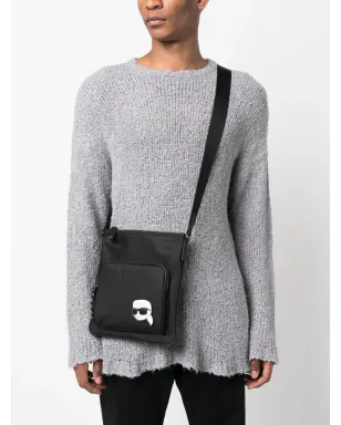 Karl Lagerfeld Ikon ロゴアップリケ クロスボディバッグ - サムネイル2