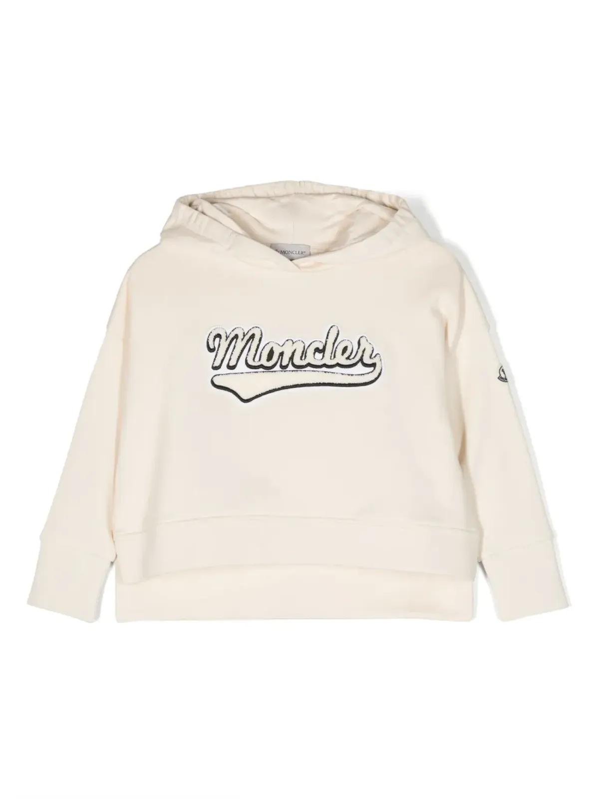 Moncler Enfant ロゴ刺繍コットンフーディ - 画像1