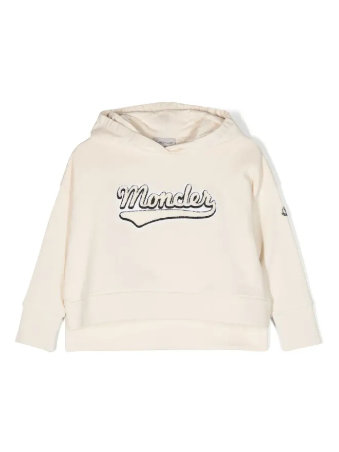 Moncler Enfant Moncler Enfant ロゴ刺繍コットンフーディの商品画像