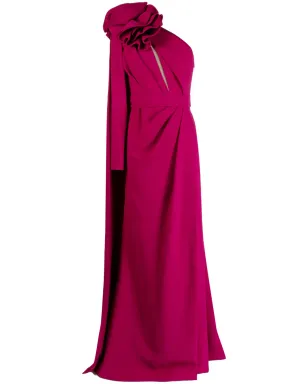 Elie Saab カディ生地の花モチーフドレス - サムネイル1