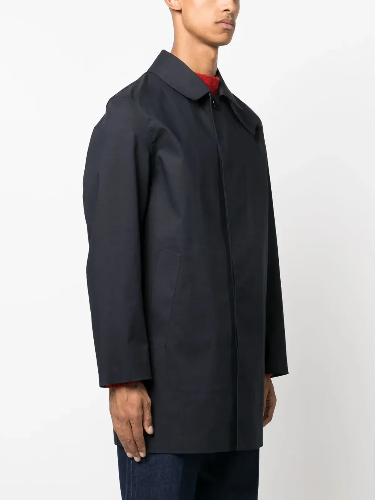 Mackintosh シングルブレスト コットン コート - 画像3