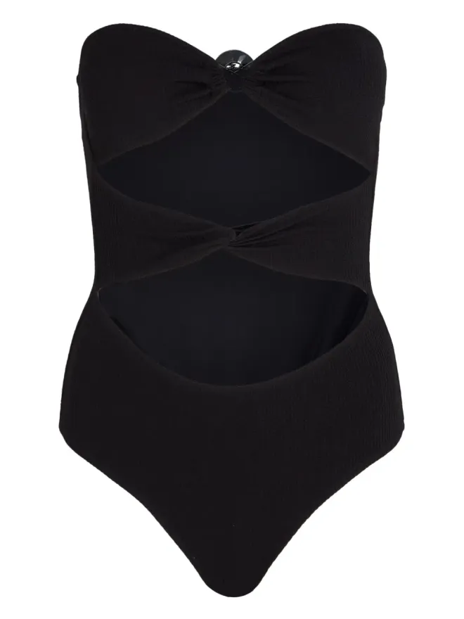 Karl Lagerfeld Karl Lagerfeld ファンチャーム ストラップレス水着の商品画像