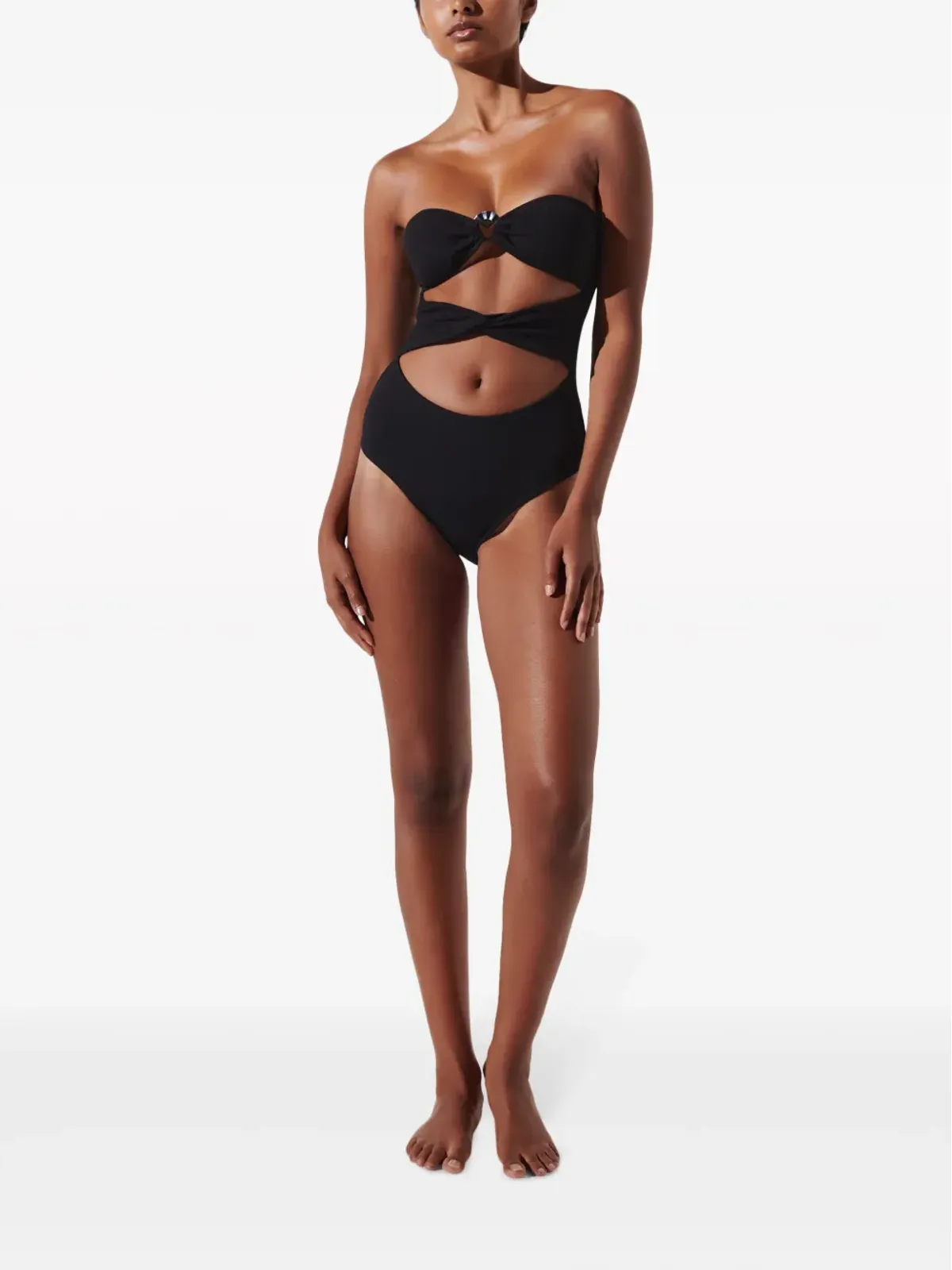 Karl Lagerfeld ファンチャーム ストラップレス水着 - 画像3