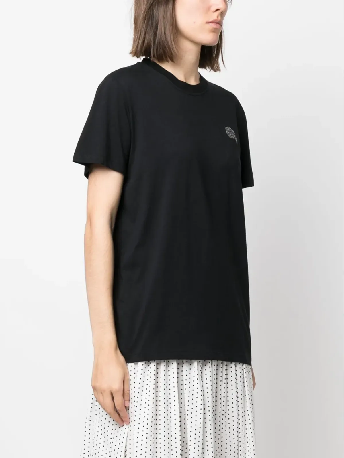 Karl Lagerfeld Ikon 2.0 オーガニックコットン Tシャツ - ブラック - 画像3