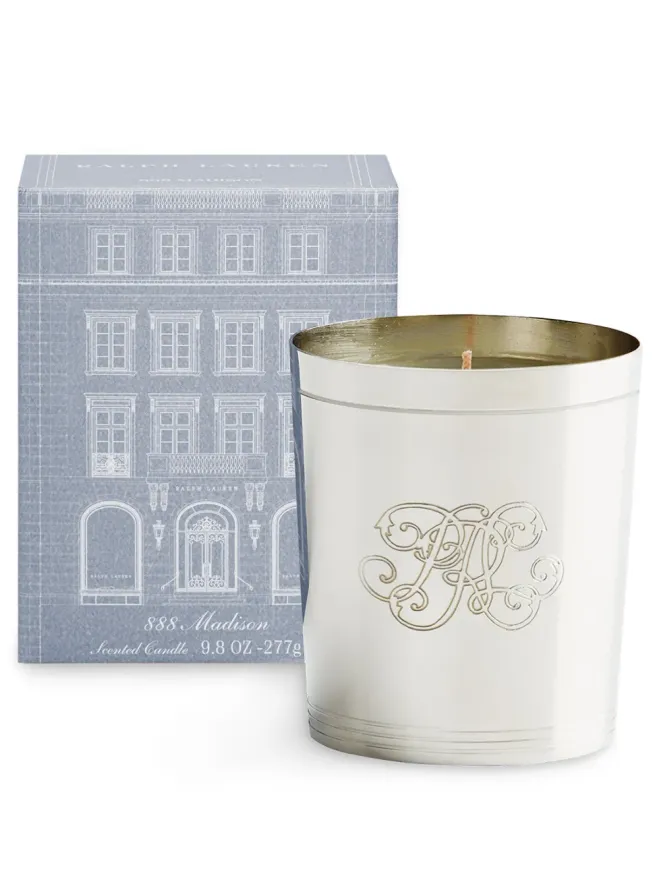 Ralph Lauren Home Ralph Lauren Home Madison Flagship シングルウィックキャンドル - Silverの商品画像