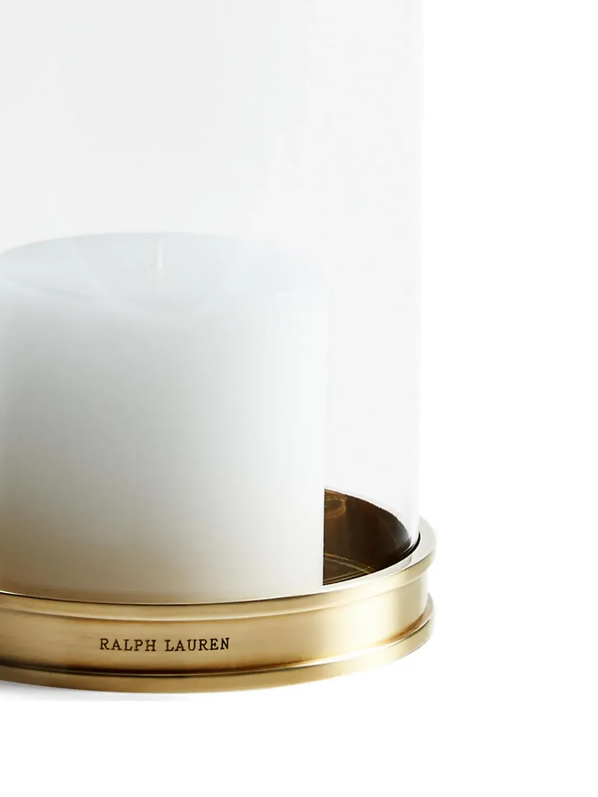 Ralph Lauren Home モダンハリケーンキャンドルホルダー（ホワイト） - 画像2