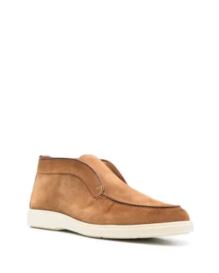 Santoni スエード・スリップオンブーツ - サムネイル2