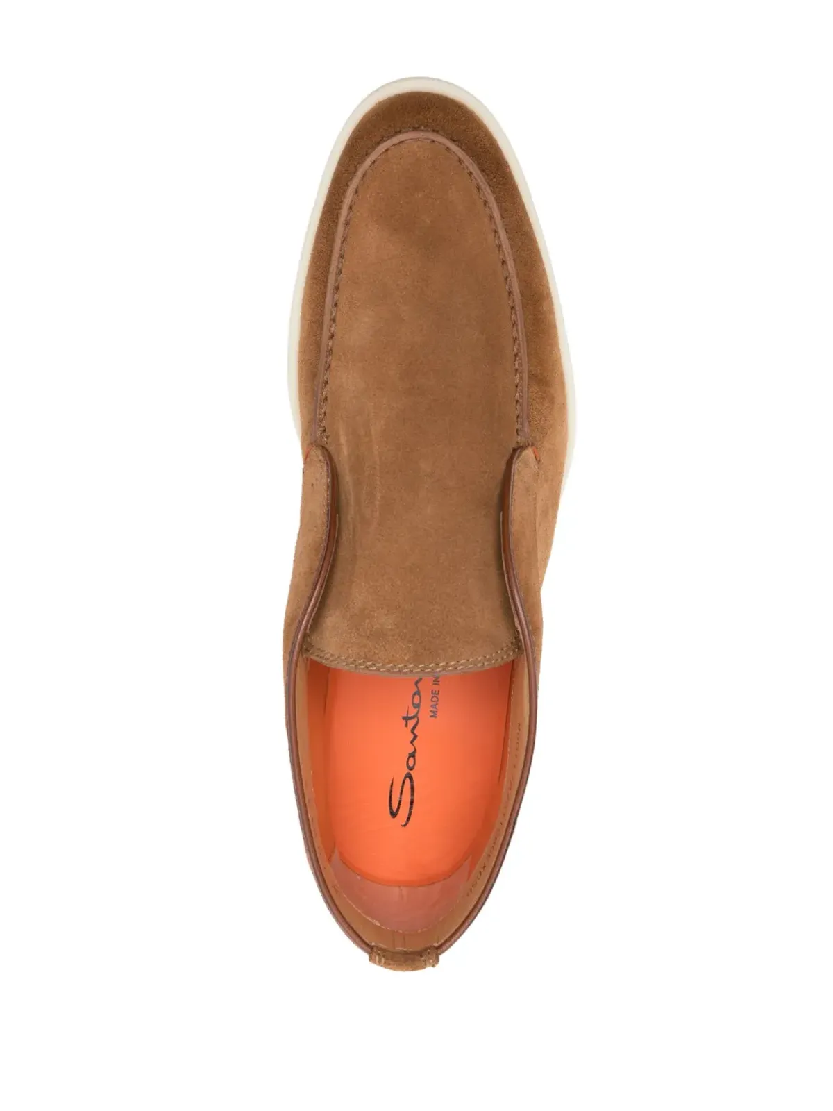 Santoni スエード・スリップオンブーツ - 画像4