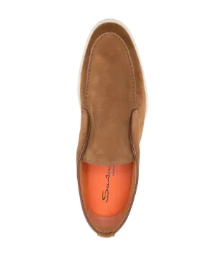 Santoni スエード・スリップオンブーツ - サムネイル4