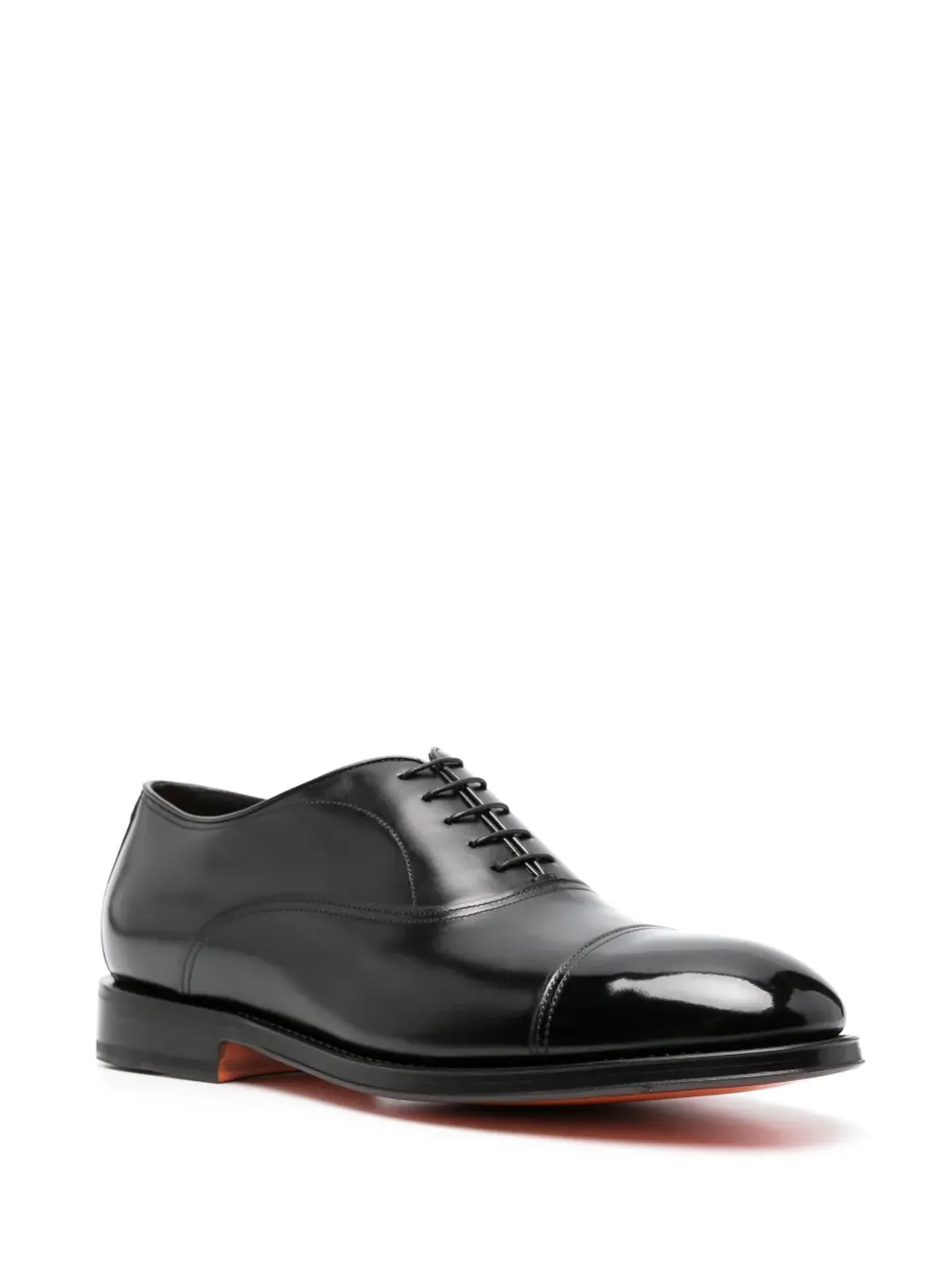 Santoni レースアップレザー ローファー - 画像2