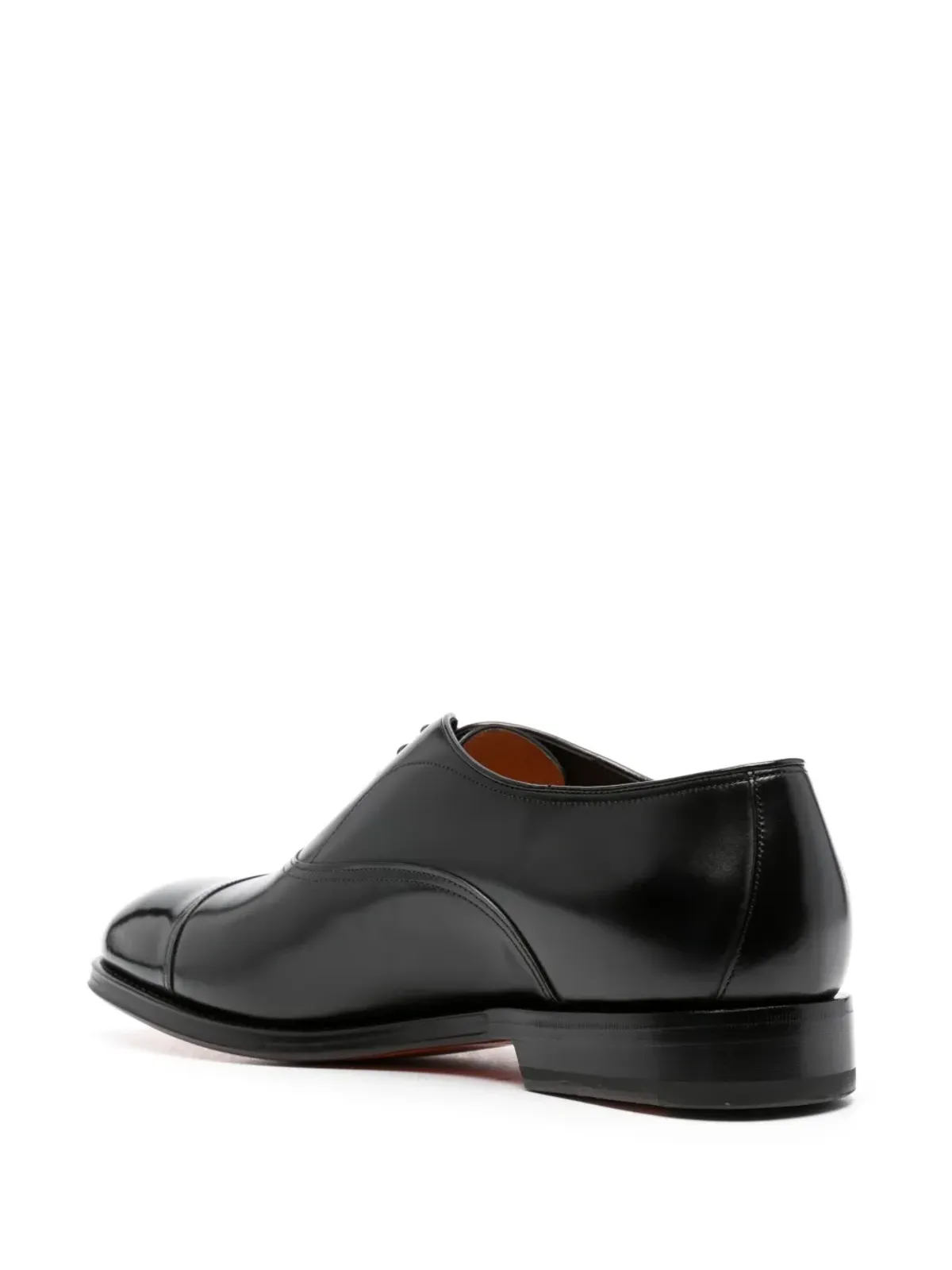 Santoni レースアップレザー ローファー - 画像3