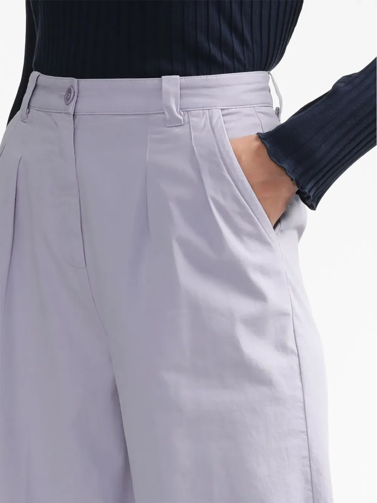 A.P.C. ワイドレッグコットントラウザー - 画像5