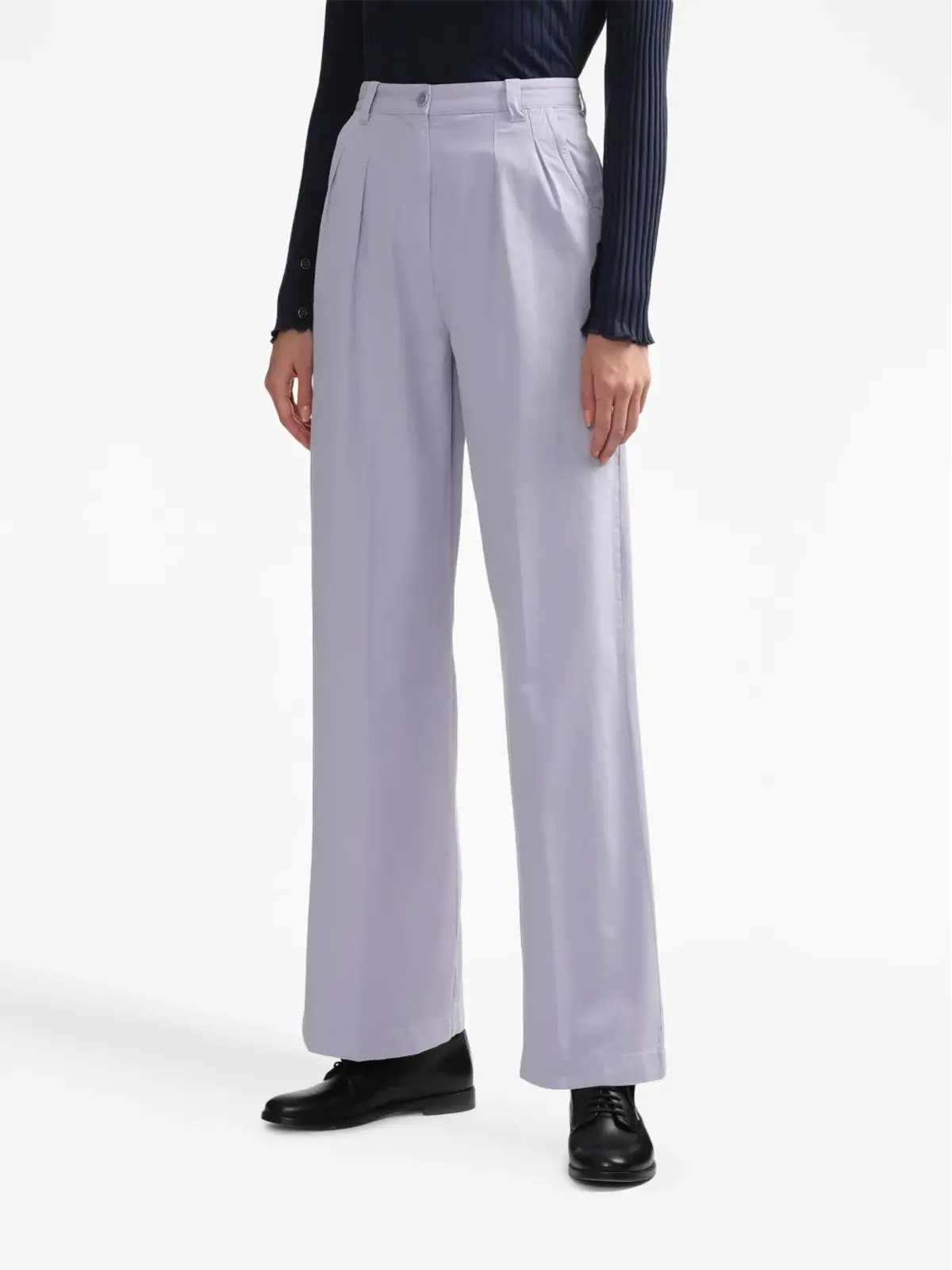 A.P.C. ワイドレッグコットントラウザー - 画像3