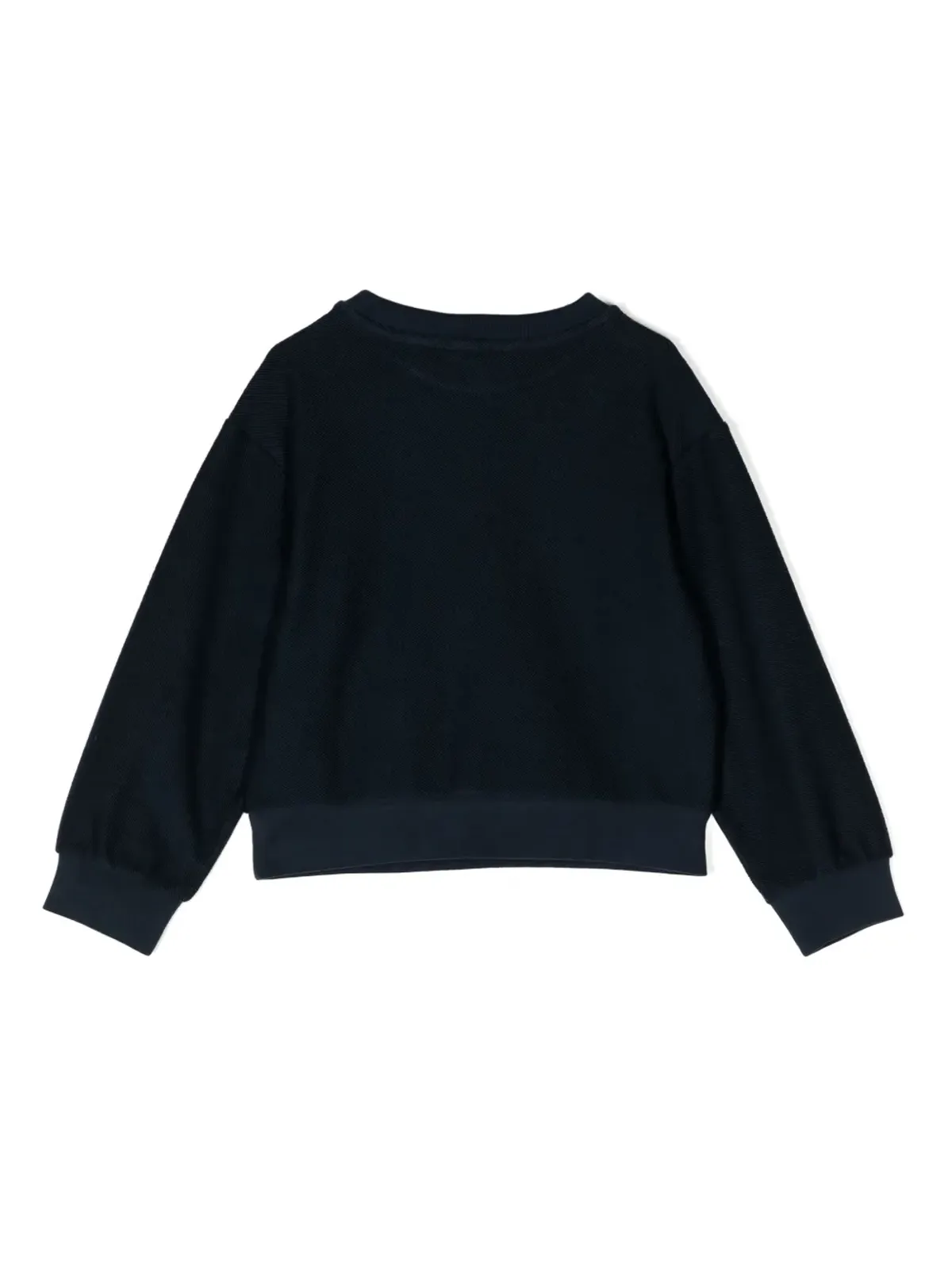 Emporio Armani Kids ロゴ刺繍入りクルーネックスウェット - 画像2