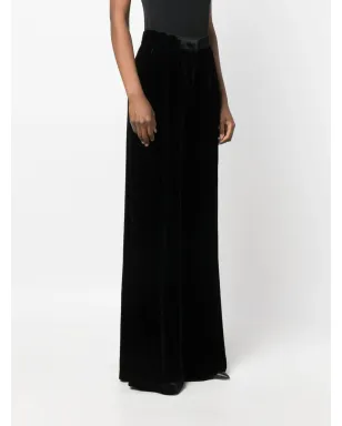 Alberta Ferretti ベルベットのパラッツォパンツ - サムネイル3