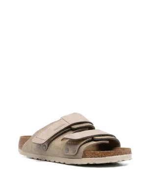 Birkenstock 京都タッチストラップレザーサンダル - グレー - サムネイル2