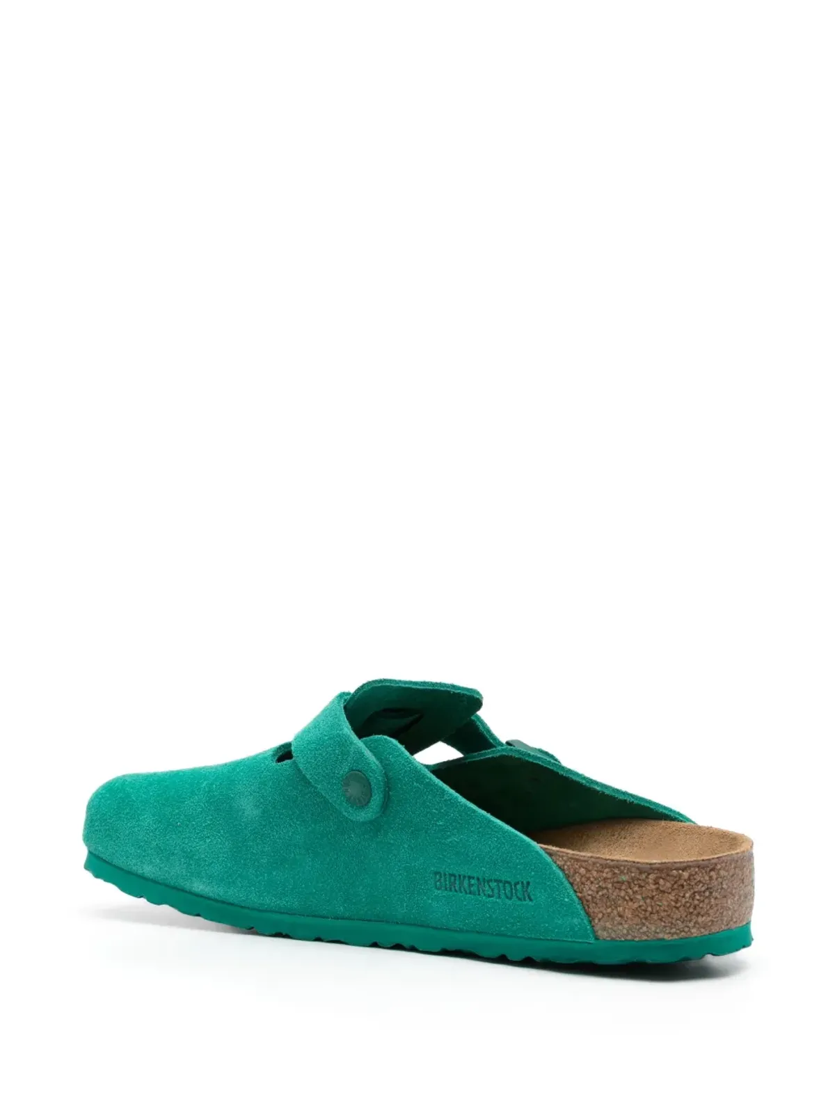 Birkenstock ボストン スエード クロッグ サンダル - グリーン - 画像3