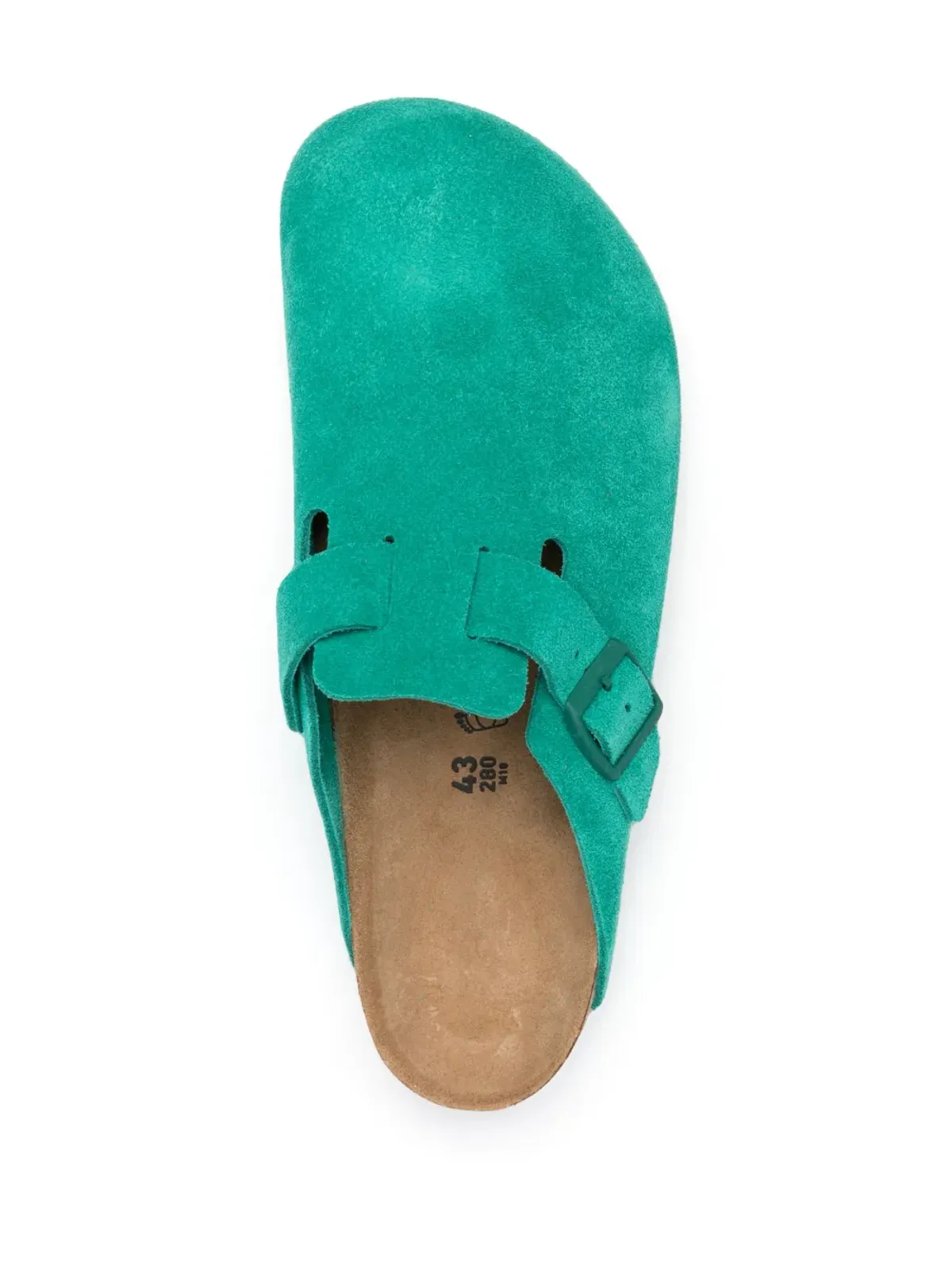 Birkenstock ボストン スエード クロッグ サンダル - グリーン - 画像4