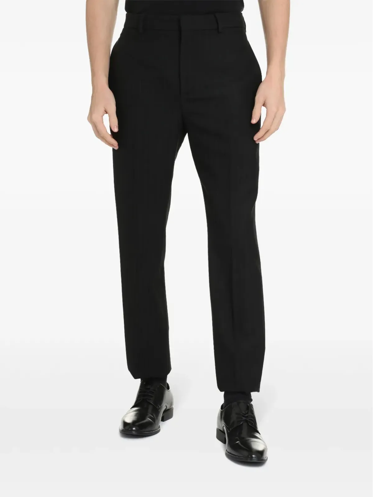 Saint Laurent プリーツ入りストレートパンツ - 画像2