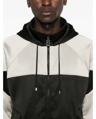 Saint Laurent ツートーン フーデッドジャケット - サムネイル5