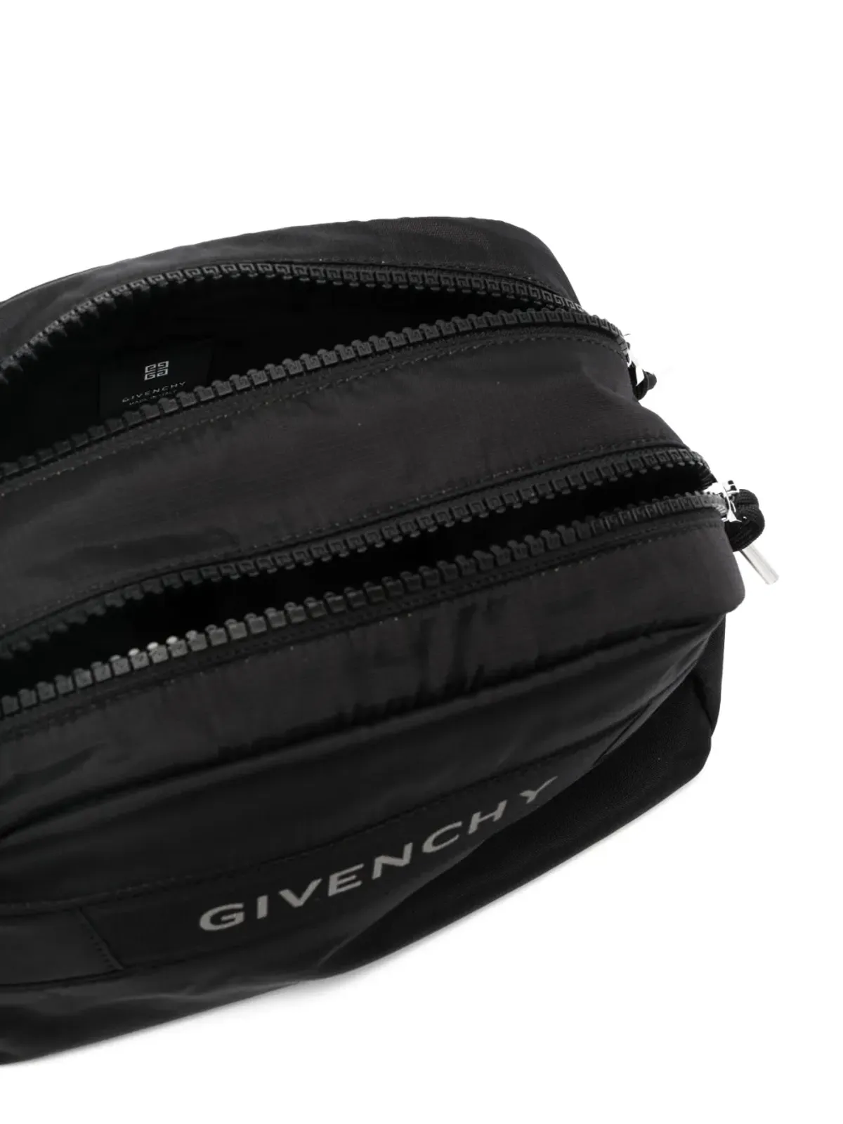 Givenchy ロゴパッチ洗面バッグ - ブラック - 画像4