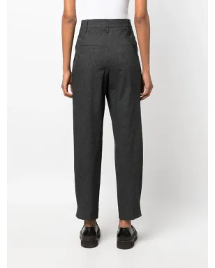 Brunello Cucinelli モニリモチーフ付き テーパードパンツ グレー - サムネイル4
