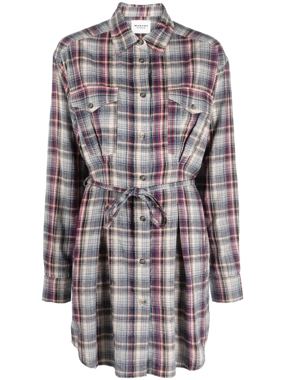 MARANT ÉTOILE Lilianeミディ・シャツドレス - 画像1