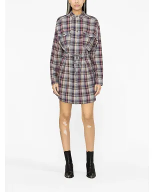 MARANT ÉTOILE Lilianeミディ・シャツドレス - サムネイル2