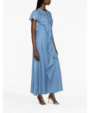 Ulla Johnson フリル・トリム シャルムーズ ロングドレス - サムネイル4