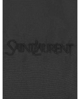 Saint Laurent パフダウン・シェアリングライニング付きジャケット ブラック - サムネイル3