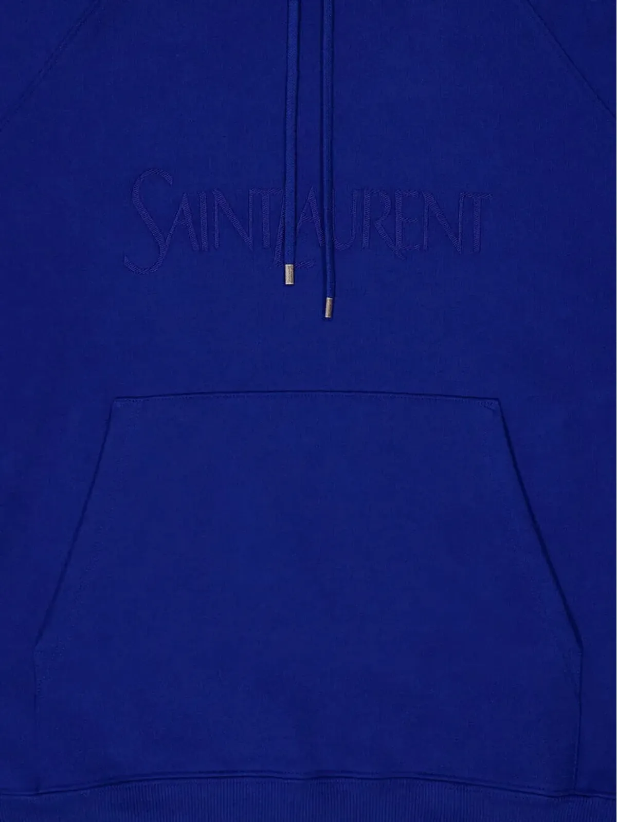 Saint Laurent ロゴ刺繍 コットン パーカー - 画像3