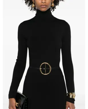 Saint Laurent ロングスリーブ ウールドレス - サムネイル5