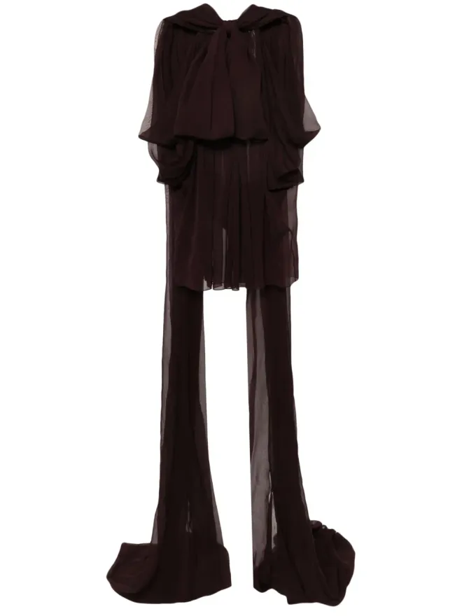 Saint Laurent Saint Laurent オーバサイズボウ シルク ブラウスの商品画像