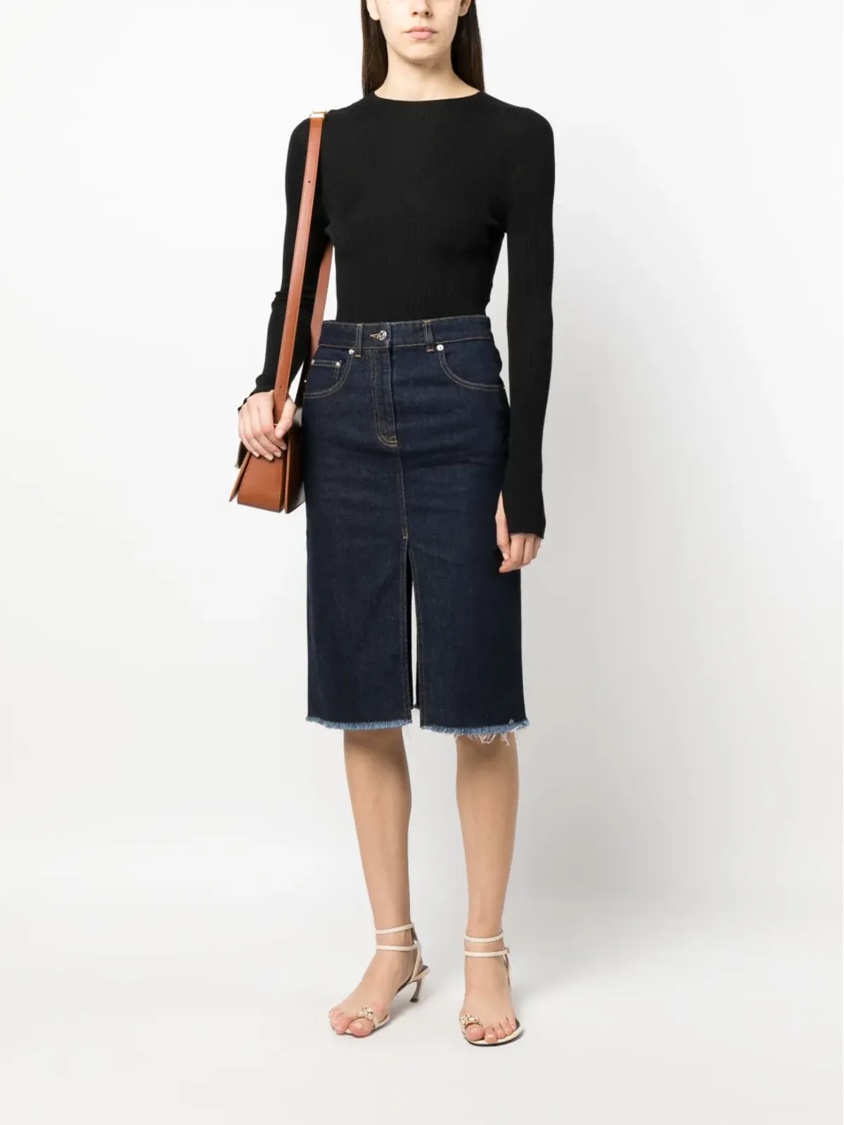 Lanvin 長袖リブ編みトップ - 画像2