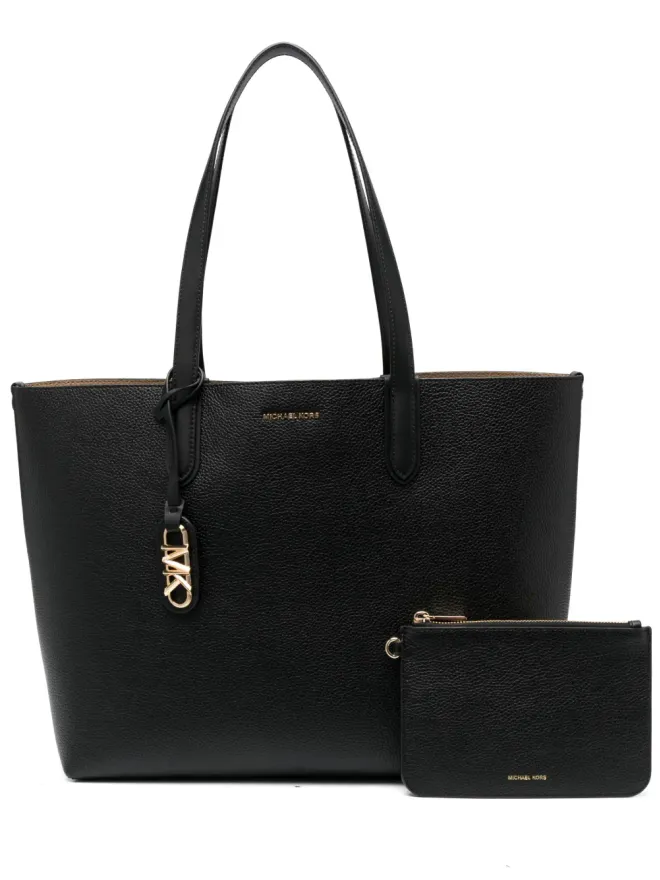 Michael Michael Kors Michael Michael Kors エリザ ロゴプレート レザー トートバッグの商品画像