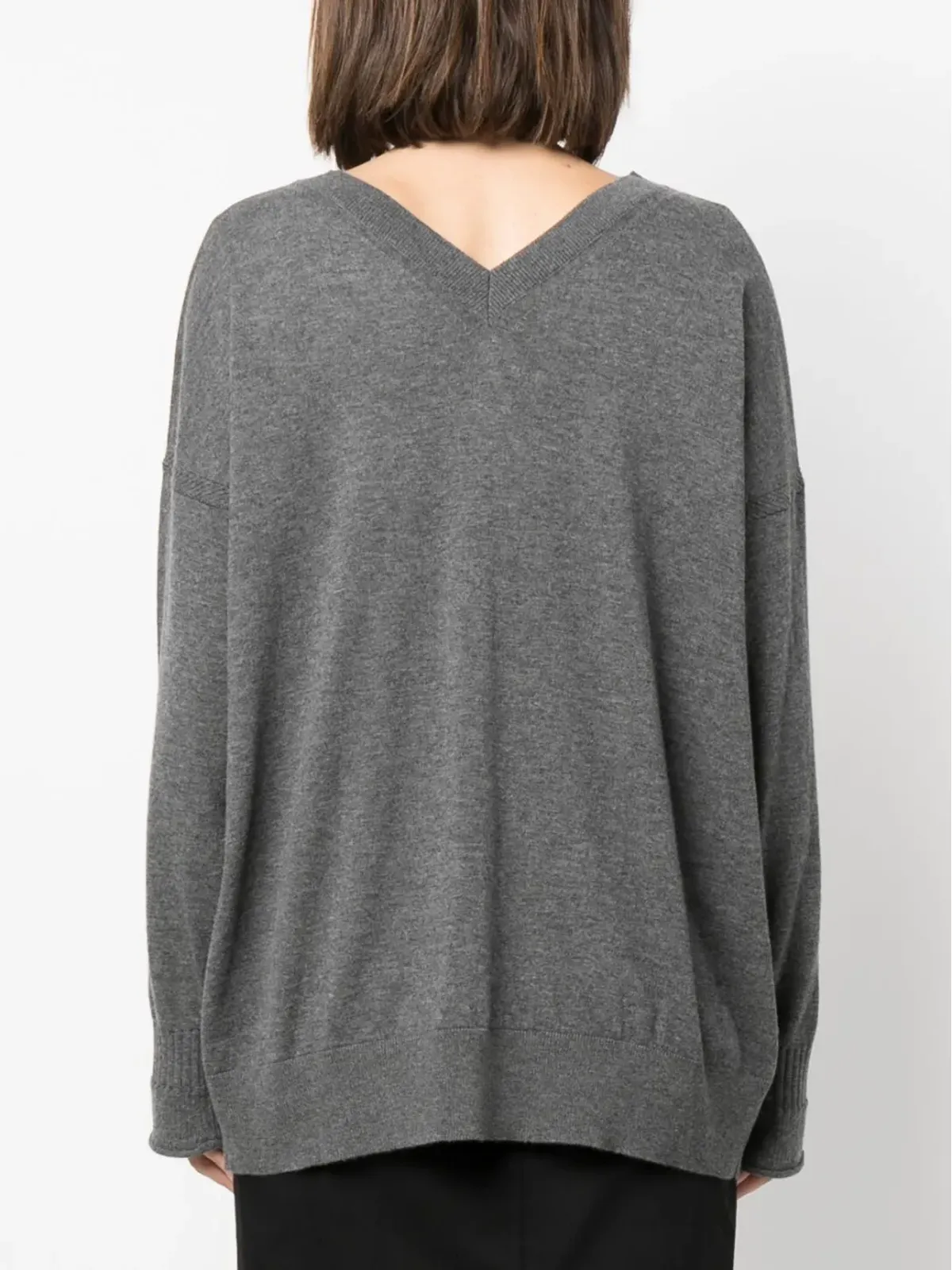 Stella McCartney Stella Iconics v-neck jumper - Grey - 画像4