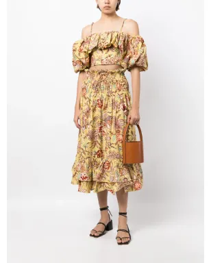 Ulla Johnson カーラ カラーリリープリント トップ - サムネイル2