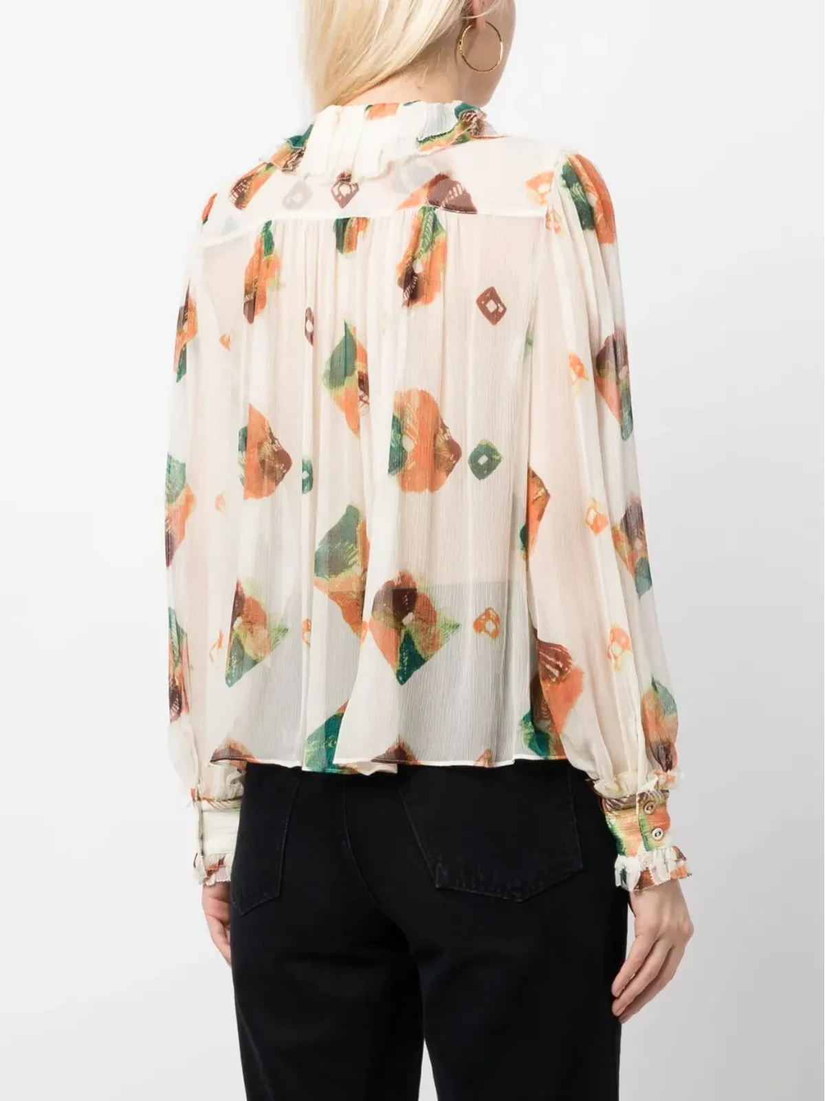 Ulla Johnson ピッパ シルクブラウス - 画像4