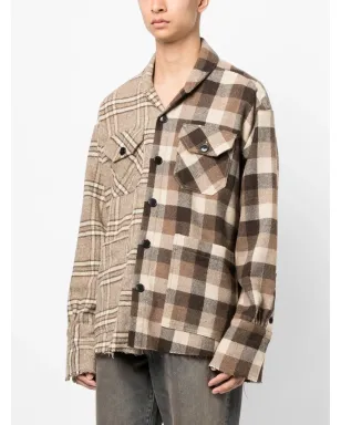 Greg Lauren ミックスプリント長袖シャツ - サムネイル3