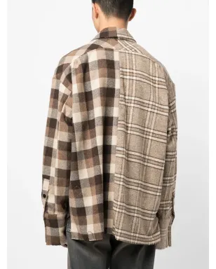 Greg Lauren ミックスプリント長袖シャツ - サムネイル4