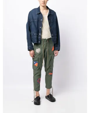 Greg Lauren パッチワークカーゴパンツ - サムネイル2
