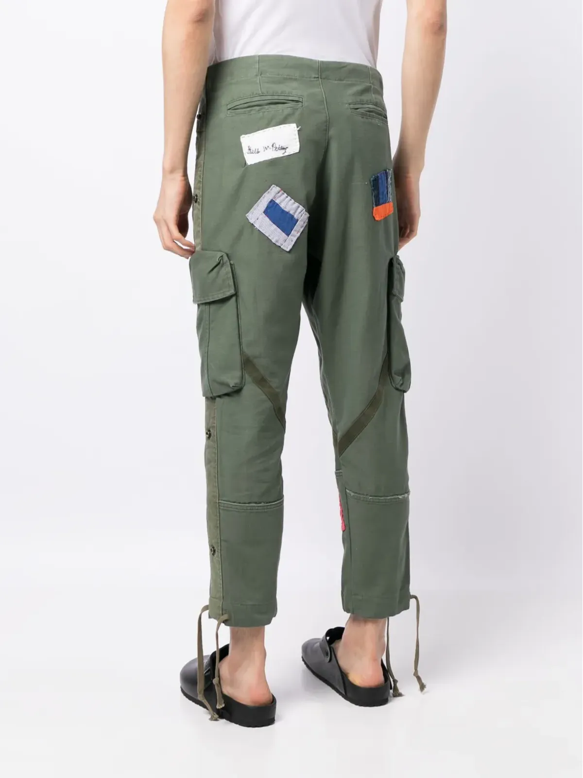Greg Lauren パッチワークカーゴパンツ - 画像4