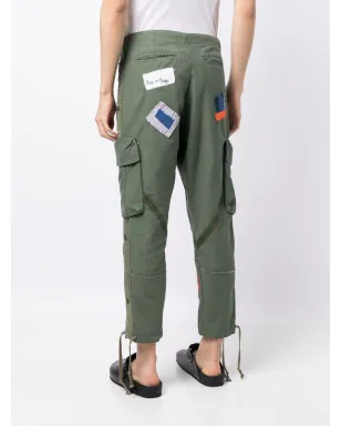 Greg Lauren パッチワークカーゴパンツ - サムネイル4