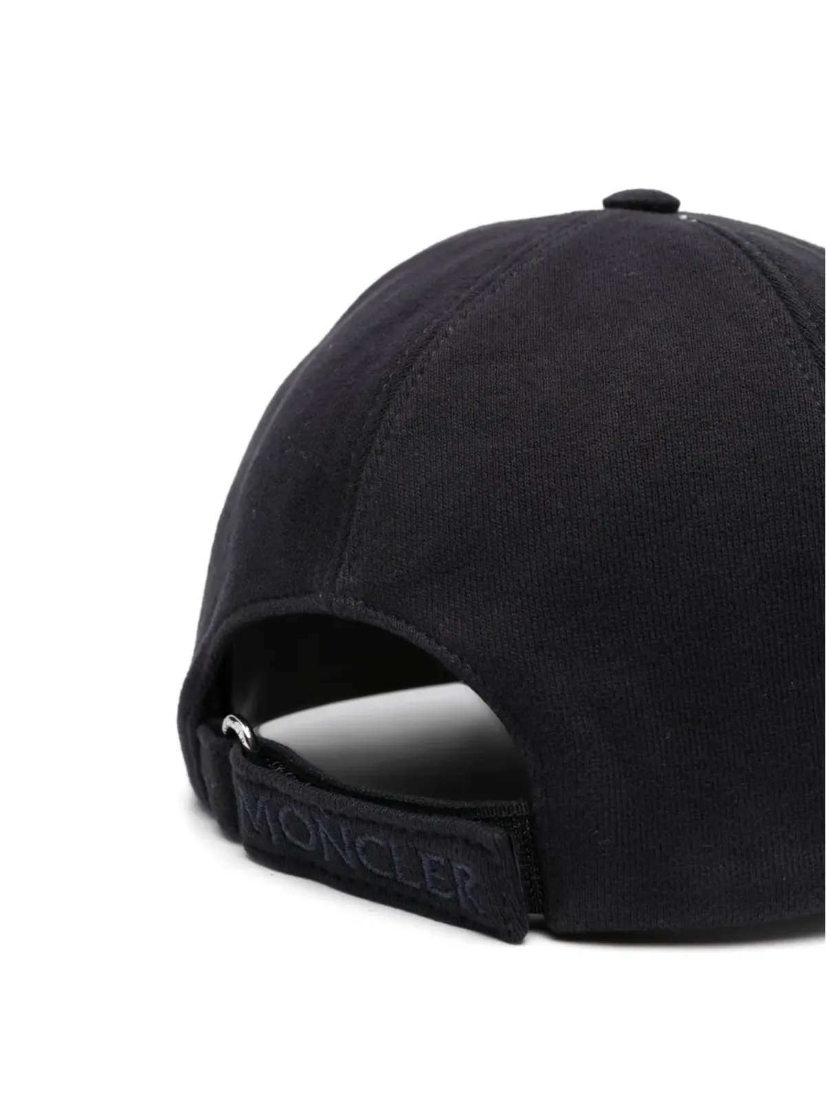 Moncler ロゴパッチ コットンキャップ ブルー - 画像2