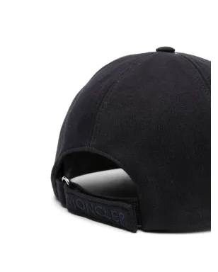 Moncler ロゴパッチ コットンキャップ ブルー - サムネイル2