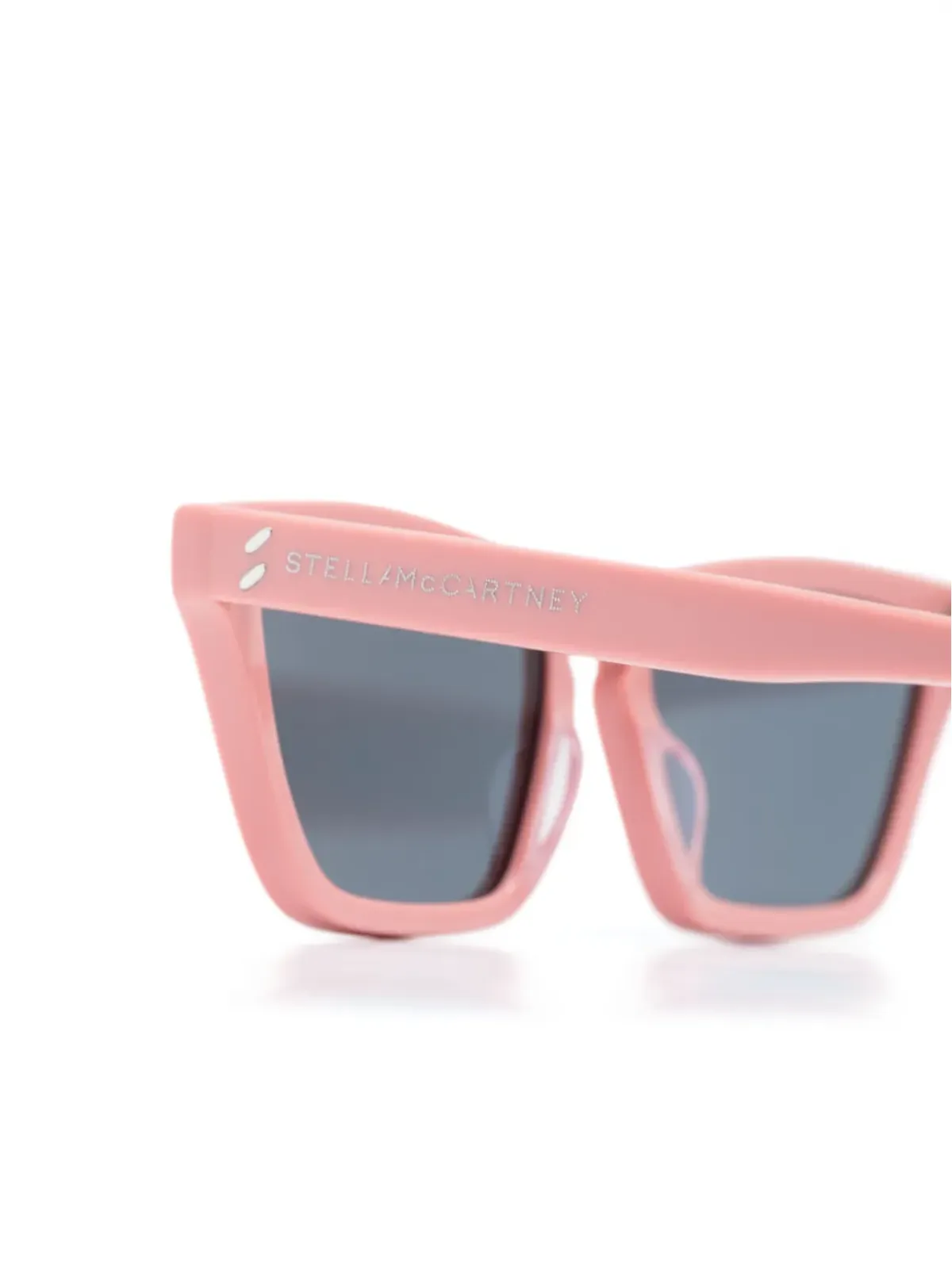 Stella McCartney Eyewear square-frame tinted sunglasses - Pink - 画像3