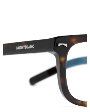 Montblanc 鼈甲柄スクエアフレーム眼鏡 - サムネイル3