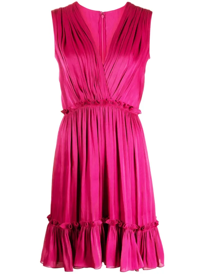 Costarellos Costarellos Vネック フレア ミニドレスの商品画像